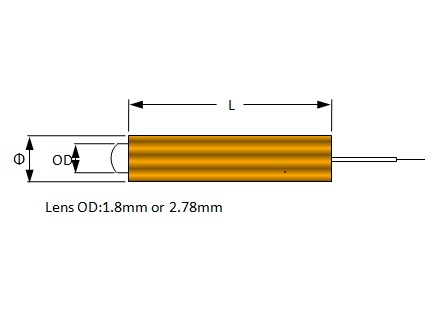 1040nm1053nm1064nm高功率准直器20W